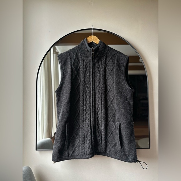 ARAN CRAFTS | men’s Full zip fleece Gilet | size xl - Picture 3 of 7